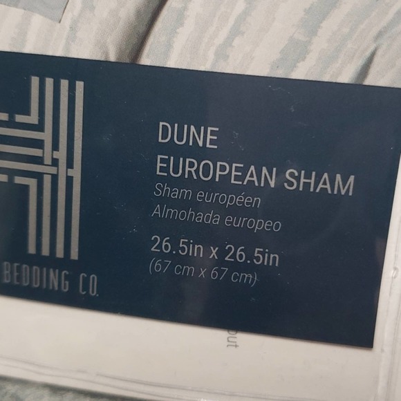 Highline Bedding Dune Sea Glass Euro Pillow Sham - Picture 3 of 7